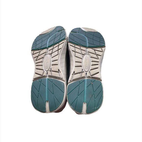 Sketchers Mens Classic Fit Air Cooled Memory Foam Shoes Gray/Green Size 11 - Picture 3 of 3